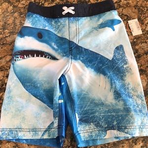NWT!  SALE‼️ 2/$10 Cool Shark Swim Trunks 7/8